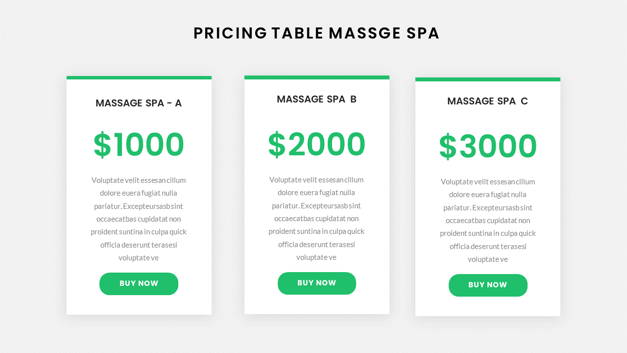 massage business plan powerpoint